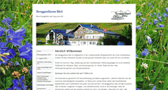 Desktop Screenshot of berggasthaus-biel.ch