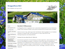 Tablet Screenshot of berggasthaus-biel.ch